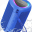 Portable 5.3 Bluetooth Speaker with Lights, Powerful Crystal Clear Sound, IPX5 Waterproof, All Day Playtime