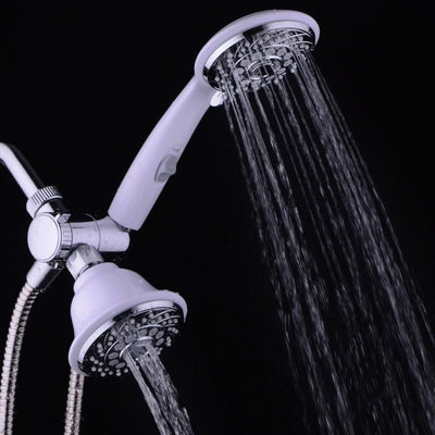30-Setting Shower Head Combo – Handheld & Fixed Mount, Adjustable Spray