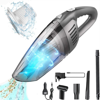 Portable Cordless Handheld Vacuum Cleaner, 120W High Power with 8000PA Suction