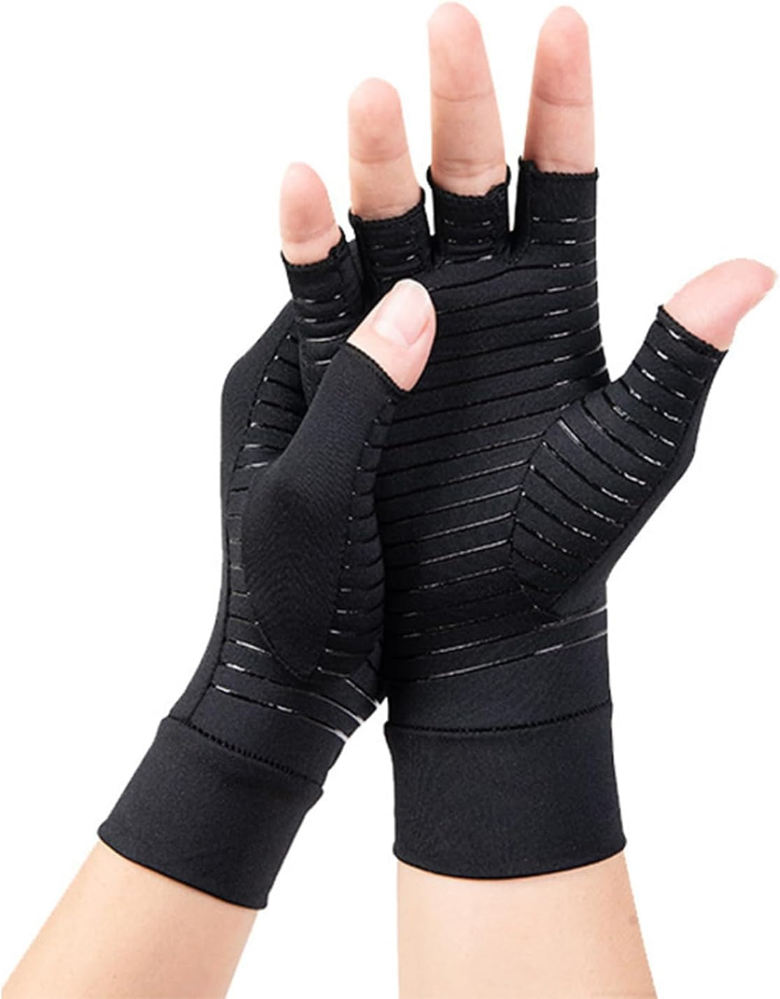 Copper Compression Arthritis Gloves for Women and Men