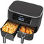 Ninja Foodi 6-in-1 AirFryer with 2-Baskets DualZone Technology, 8-Quart Capacity (Renewed)