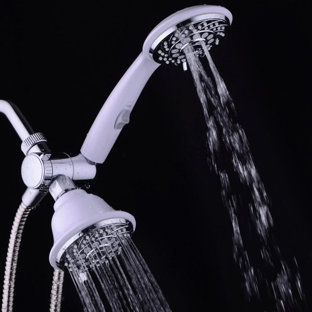 30-Setting Shower Head Combo – Handheld & Fixed Mount, Adjustable Spray