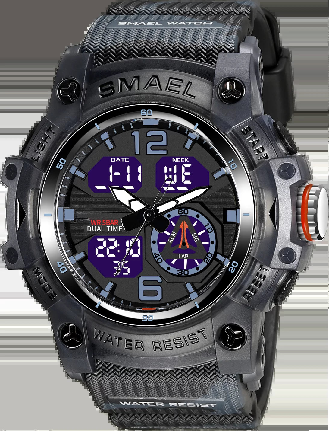 Men’s Digital Analog Military Style Sports Wristwatch