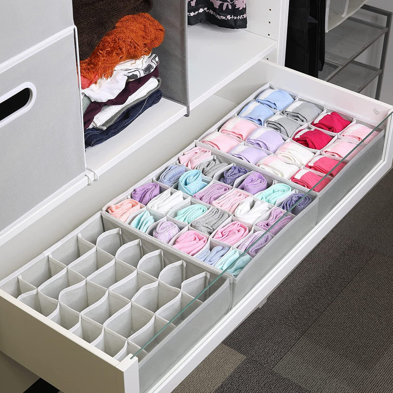  Closet Drawer Organizer for Clothes, Socks and Underware