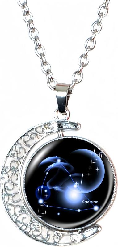 Zodiac Necklace - Astrology - 12 Constellation Horoscope Sign