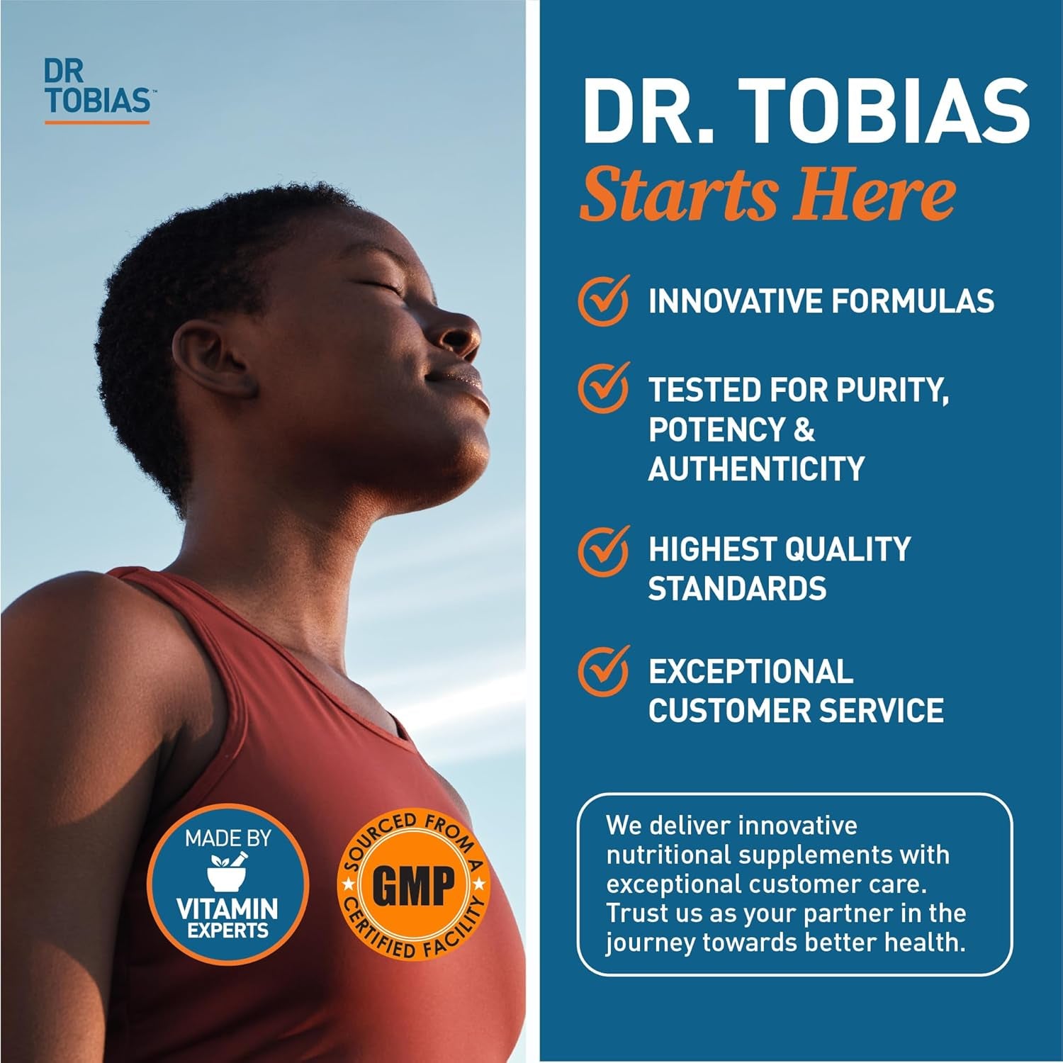 Dr. Tobias Alpha GPC 600mg Per Serving - Bioavailable Choline Supplements for Brain, Memory and Focus