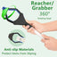 2 Pack 32" Foldable Reacher Grabber Tool with Light