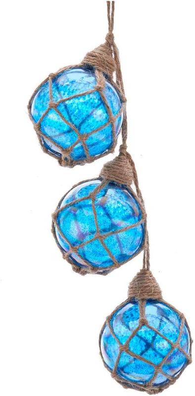 Beach Nautical Themed Glass Ornaments