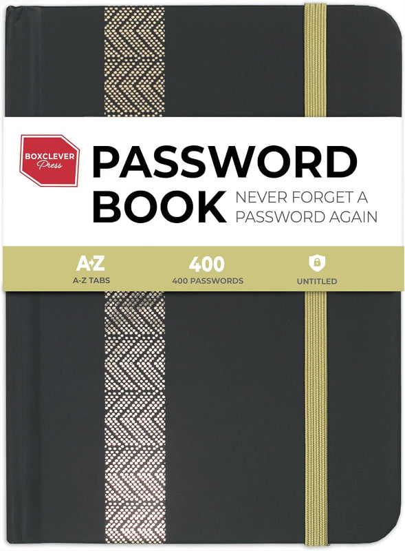 Miri - Password Book with Alphabetical Tabs for Home or Office Use