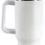 40oz Stainless Steel Tumbler with Straw and Handle, Double Wall Insulated