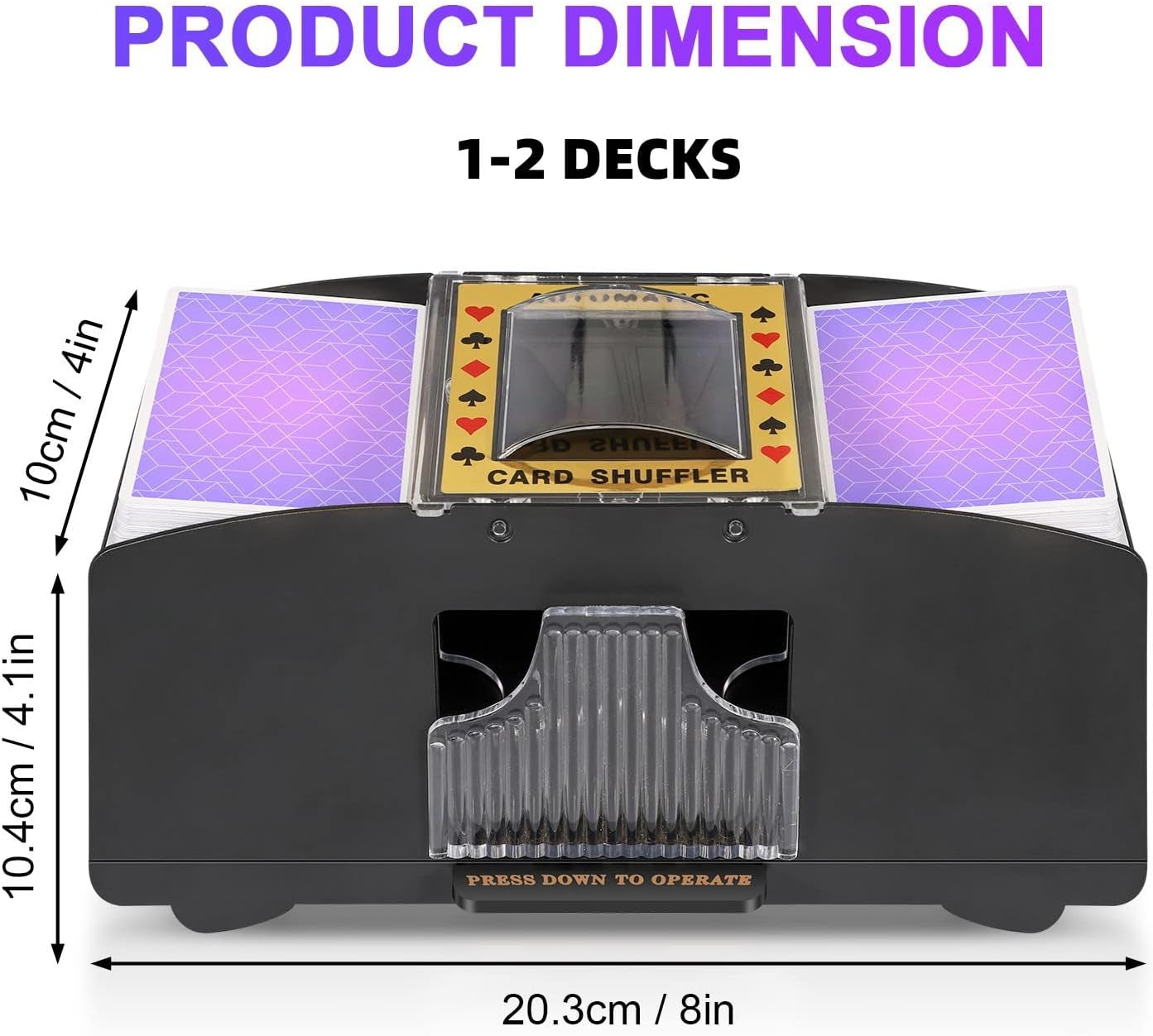 Battery-Operated Electric Card Shuffler