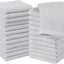 12 Pack Cotton Washcloths Set - 100% Ring Spun Cotton, Premium Quality Flannel Face Cloths