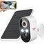 1080P Wireless Security Camera with Solar Panel, AI Detection, Night Vision
