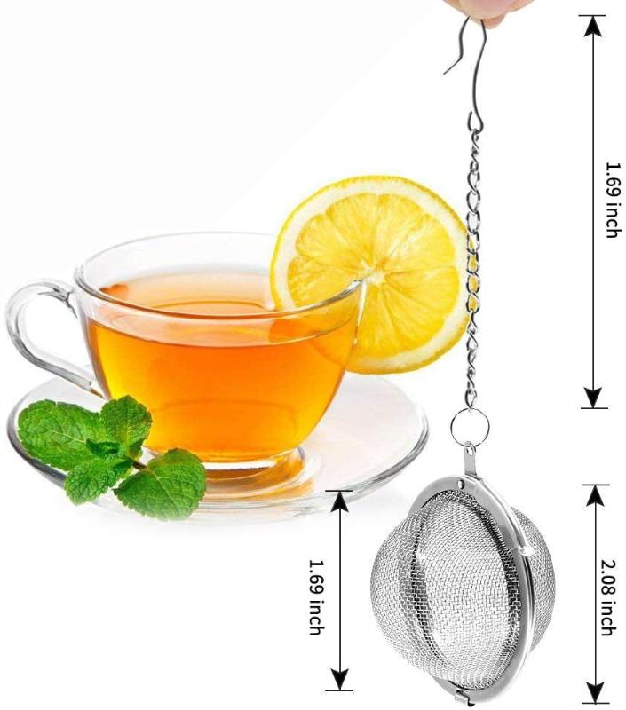  2 Pack Stainless Steel Mesh Tea Ball Strainers Tea Infuser Strainer