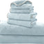 6 Pack Ultra Soft Microfiber Towel Set- 2 Bath Towels, 2 Hand Towels, 2 Washcloths