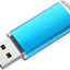  32GB USB Thumb Drive 2.0 High Speed USB Memory Stick Jump Drive Zip Drives Pen Drive,Blue,32 GB