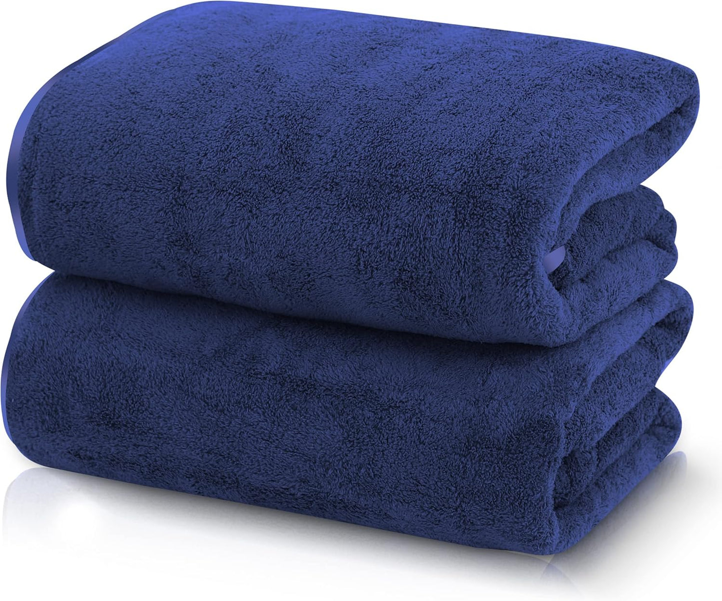 6 Pack Ultra Soft Microfiber Towel Set- 2 Bath Towels, 2 Hand Towels, 2 Washcloths