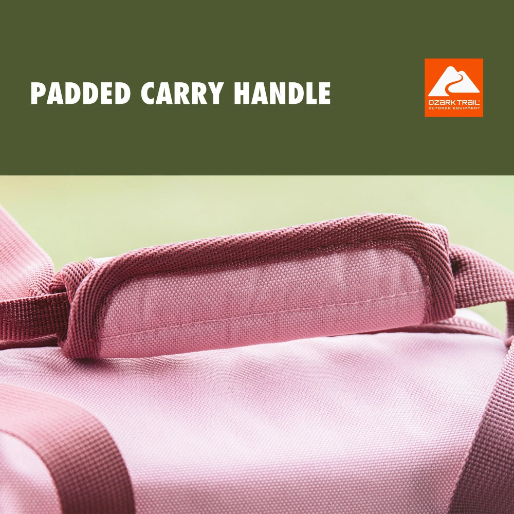 Soft Sided Cooler Bag - Insulated Folding Lunch Cooler for Travel Camping and Outdoor Use