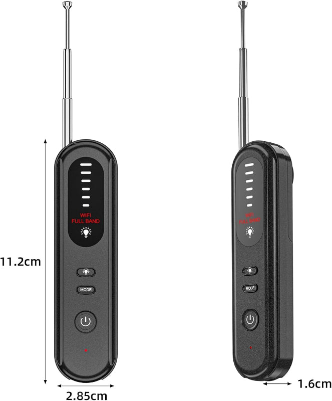 Hidden Camera and GPS Detector with RF Signal Scanner, 5-Level Sensitivity