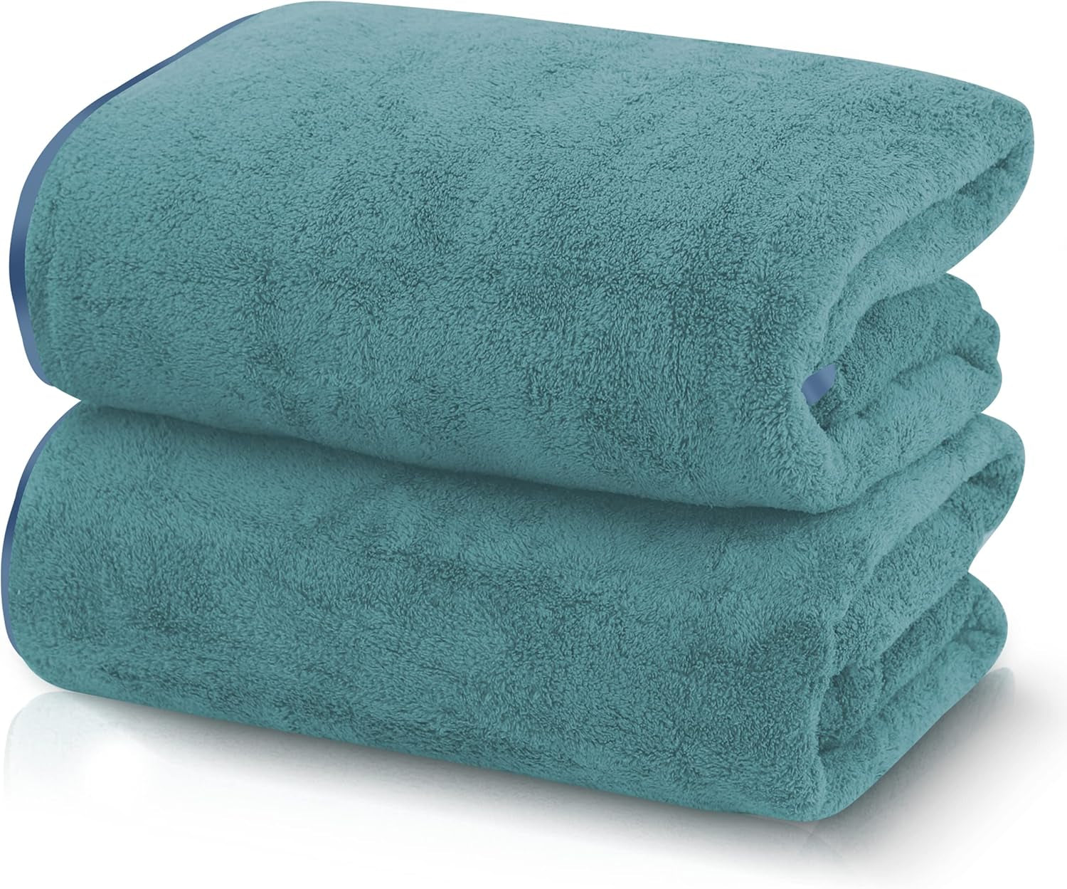 6 Pack Ultra Soft Microfiber Towel Set- 2 Bath Towels, 2 Hand Towels, 2 Washcloths