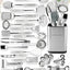 54-Piece Stainless Steel Cooking Utensils Set, Heat-Resistant Kitchen Gadgets