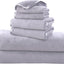 6 Pack Ultra Soft Microfiber Towel Set- 2 Bath Towels, 2 Hand Towels, 2 Washcloths