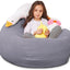 X-Large Bean Bag Chair Cover Stuffed Animal Storage Organizer with Handle and Zipper