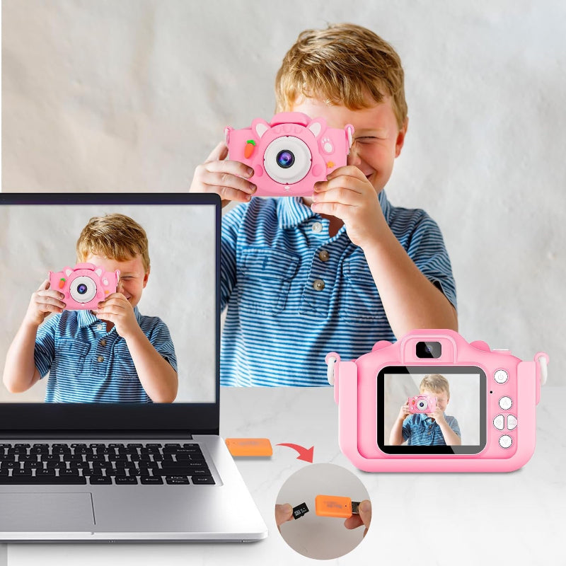 Digital Camera for Kids with 1080P Video Recorder with 32GB SD