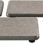 Set of 4 Diatomite Soap Dishes, Water-Absorbing Stone Trays for Soap, Plants, and Toiletries