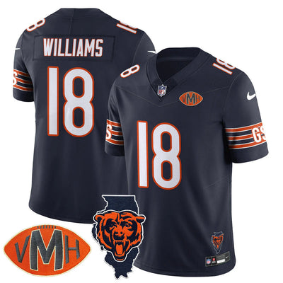 Men's Chicago Bears Caleb Williams Nike 2025 Rivalries Collection Jersey