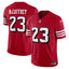 Men’s San Francisco 49ers Christian McCaffrey Nike 2025 Vapor F.U.S.E. Limited Jersey