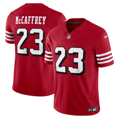 Men’s San Francisco 49ers Christian McCaffrey Nike 2025 Vapor F.U.S.E. Limited Jersey