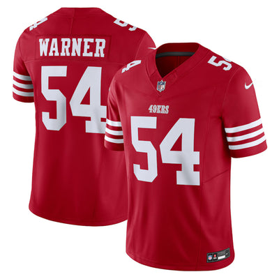 Men’s San Francisco 49ers Fred Warner Nike 2025 Vapor F.U.S.E. Limited Jersey