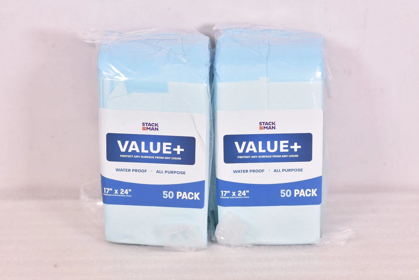 Tack Man Value + Chuck Pads Dispoable Multi Purpose Pee Pads 17'x24" 100ct
