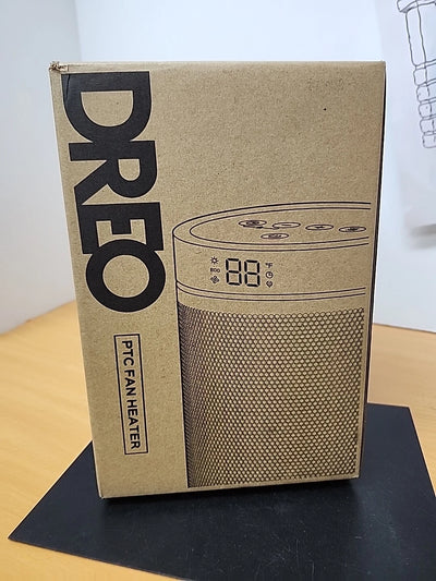 DREO PTC Fan Heater DR-HSH006A – 1500W Personal Space Heater Open Box