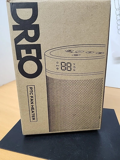 DREO PTC Fan Heater DR-HSH006A – 1500W Personal Space Heater Open Box