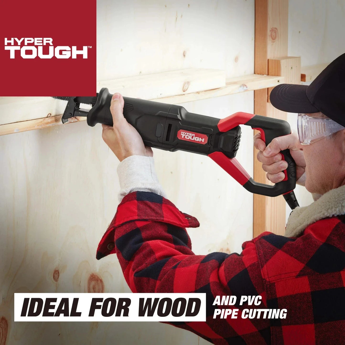 Hyper Tough 6.5 Amp Corded Reciprocating Saw Open Box