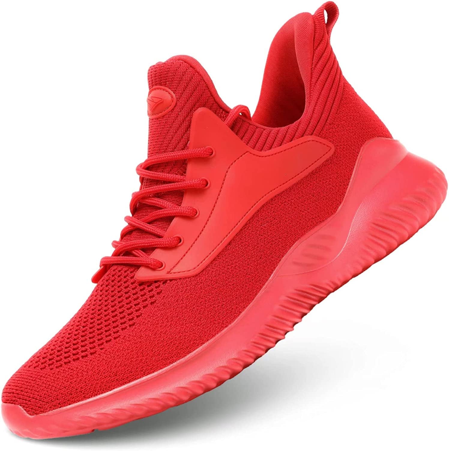 Mens Running Shoes Slip on Casual Athletic Sport Sneakers Tennis Walking Work Shoes Travel Indoor Outdoor Gym Trainers