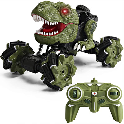 Dinosaur RC Car 1:18 | RC Dinosaur Monster Truck | 45° Slope 360° Rotation 4WD Remote Control Car 2.4 Ghz