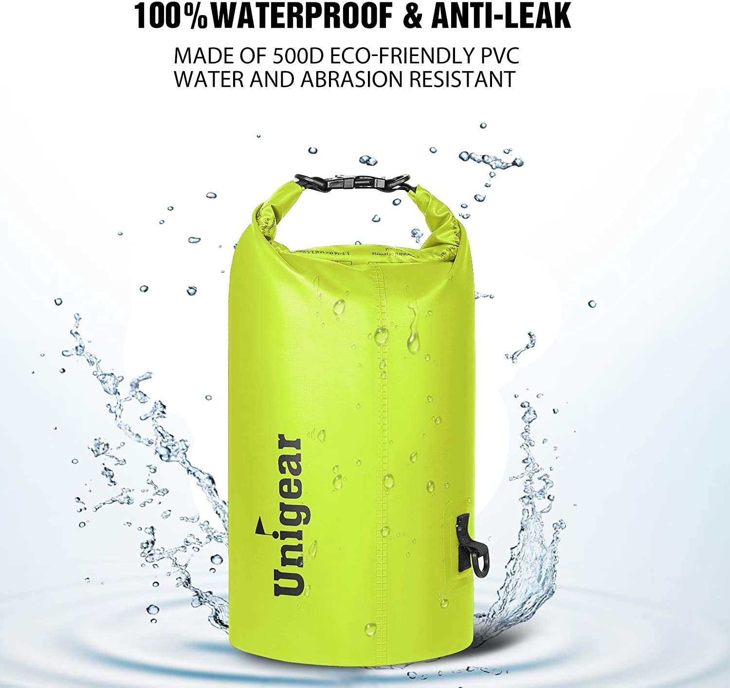 Dry Bag Waterproof, Floating and Lightweight Bags for Kayaking, Boating, Fishing, Swimming and Camping with Waterproof Phone Case