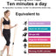  8 Exercise Band Resistance Fitness Equipment Tool for Back Shoulder Neck Stretching