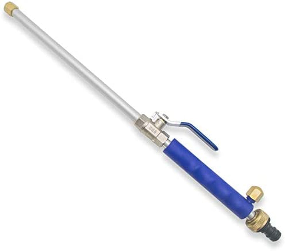 High Pressure Power Washer Wand, Watering Sprayer Cleaning Tool, Hydro Jet Water Hose Nozzle,Water Hose Wand Attachment Colour Blue
