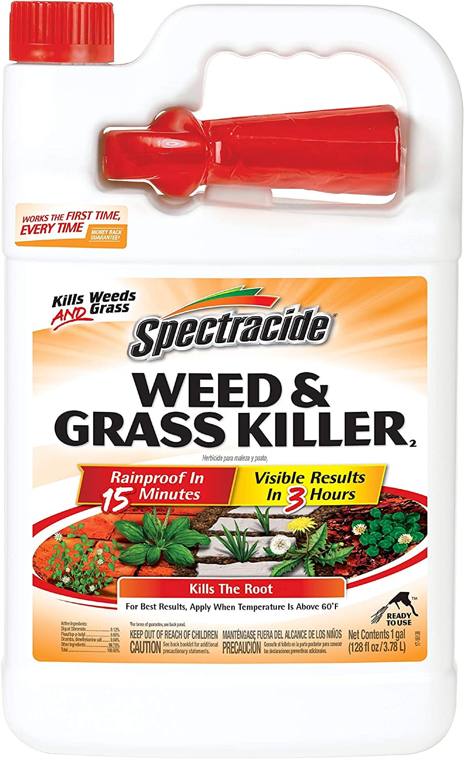 Spectracide Weed & Grass Killer, 1 Gallon (RTU Spray)