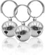  3 PCS Anti-Lost Training Bells for Collars, Suitable for Pet Pendant Accessories,1/2-Inch, Silver