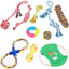10 Pack Dog Rope Toys  Chew Teething Cotton Rope Ball Durable Toys