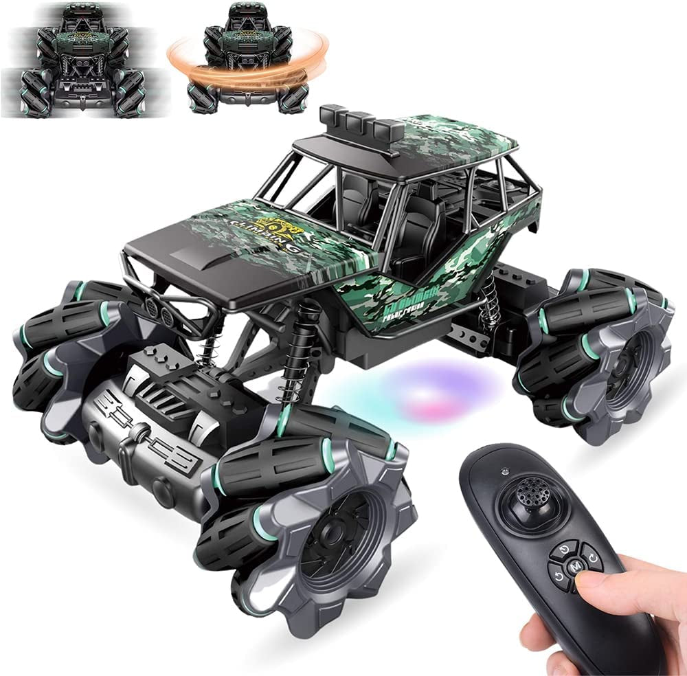 EXI Remote Control Car off Road RC Drift Car Gift for Kids Adults Birthday Christmas 360° Flips High Speed Racing Stunt Toy Car Monster Truck RC Crawler Vehicle All Terrain