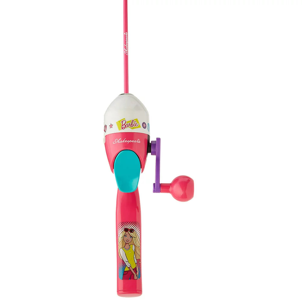 Barbie Kit 2'6" Spincast Combo - Kids Fishing Combo