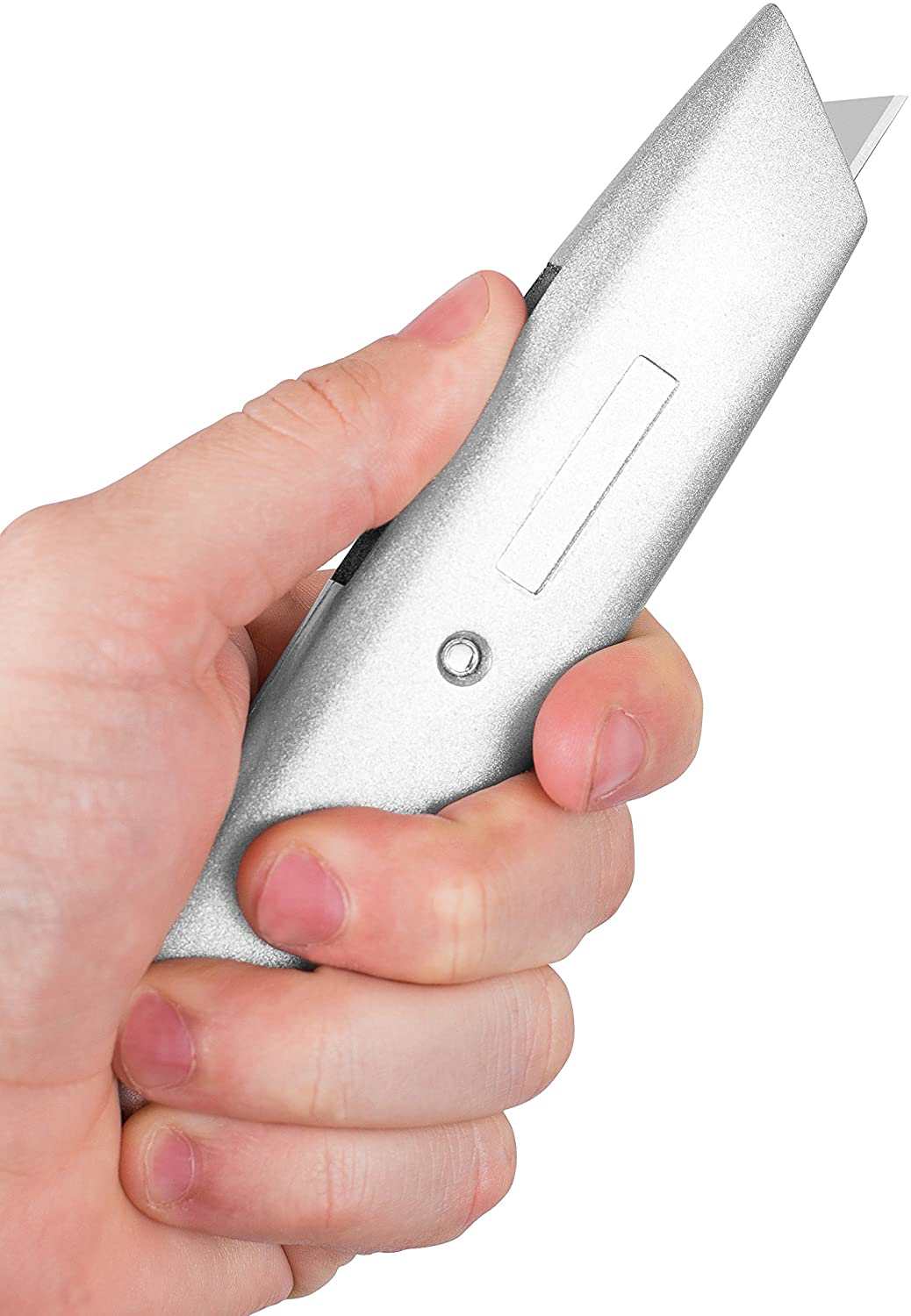 Internet's Best Classic Utility Knife - Set of 2 - Retractable Razor Knife Set - Extra Blade Refills - Box Cutter Locking Razor Knife - Full Metal Body