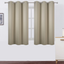 LEMOMO Red Thermal Blackout Curtains/38 x 84 Inch/Set of 2 Panels Room Darkening Curtains for Bedroom