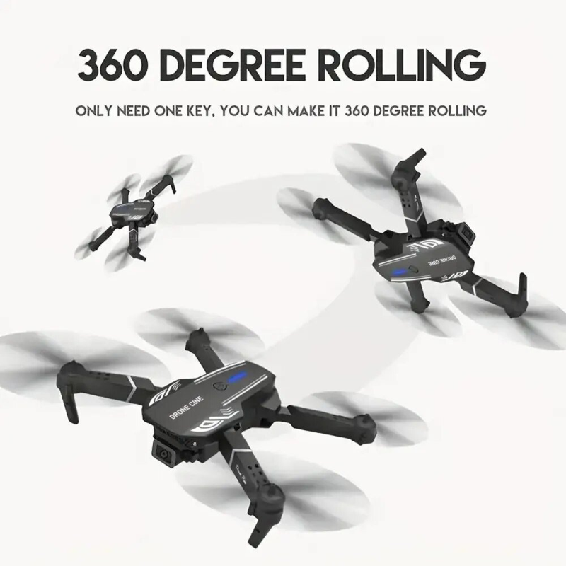 Drone with 1080P HD Camera  - Foldable RC Drone with 3D Flips Altitude Hold Gesture with 2 Batteries